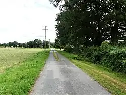 En direction du sud-est.