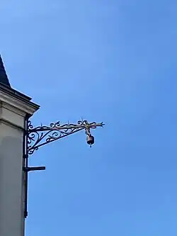 No&nbsp;3, ancienne potence pour ligne électrique.