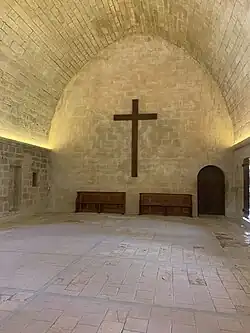 Anciens dortoirs des moines cisterciens de l'abbaye Notre-Dame de Sénanque.