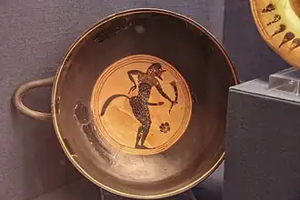 Kylix à figures noires (vers -580)