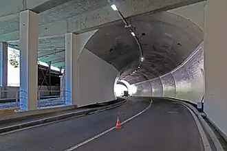 Le tunnel modernisé en 2014 (2015).