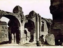 Ruines des thermes de Caracalla à Rome.