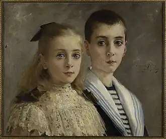 Portrait de Jean et Jeanne, les enfants du professeur Joffroy (1895), Paris, Petit Palais.