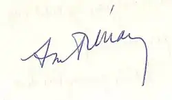 signature d'André Frénaud