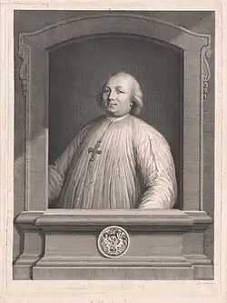 André-Guillaume de Géry (1727-1786), abbé de Sainte-Geneviève (1778-1784).