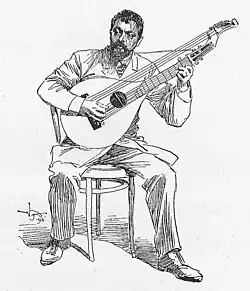 Autoportrait avec un luth suédois