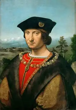 Charles&nbsp;II d'Amboise, seigneur de Chaumont, portant le collier de l'ordre de Saint-Michel.