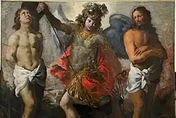 Le sacré et le profane (détail), musée diocésain de Faenza