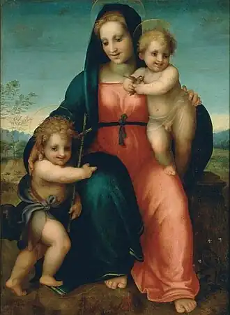 Vierge à l'Enfant et saint Jean, Galerie Borghèse