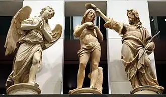 Le Baptême du Christ, par Sansovino.