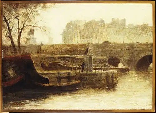 Le Pont-Neuf et l'île de la Cité, vus du quai Conti (1902), Paris, musée Carnavalet