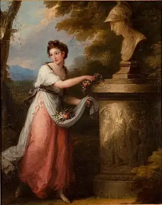 Maria de Wurtemberg née CzartoryskaAngelica Kauffmann, 1782-1783château de Łańcut, Pologne