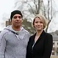 Claire Schweitzer et Djamel Blanchard, binôme tête de liste Angers Citoyenne et Populaire