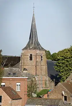 Église Saint-Martin, clocher.