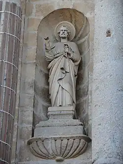 Statue de saint Pierre.