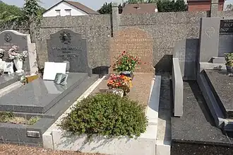 Tombe de Jean Schmidt au cimetière du Sud.