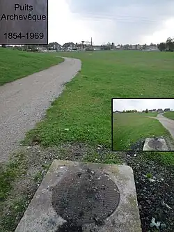La sépulture du Puits Archevêque en 2009.