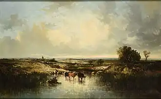 Animaux à l'abreuvoir, 1848, musée des Beaux-Arts de Reims.