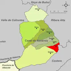 dans la comarque de la Canal de Navarrés.