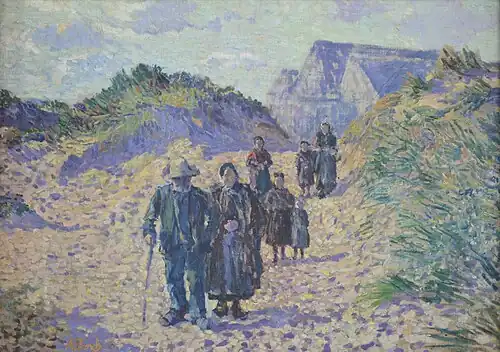 Retour de la messe par les dunes, 1893-1895 Musée BP22, Charleroi