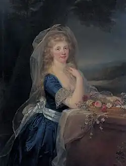 Anna Pieri, épouse du 9e marquis, par Anton von Maron en 1792.