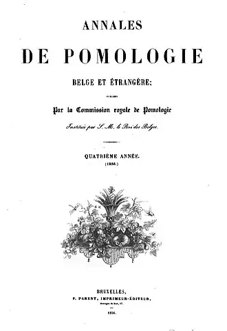 Image illustrative de l’article Annales de pomologie belge et étrangère
