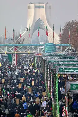 38e marche à Téhéran, en 2017.