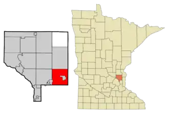 Localisation de Lino Lakes