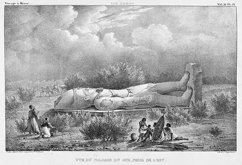 Autre statue de Natakamani, trouvée en 1821.