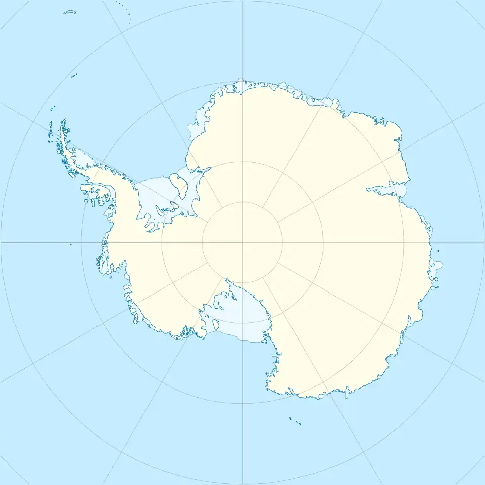 voir sur la carte d’Antarctique