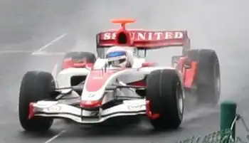  Photo d'Anthony Davidson sur SA07 en test à Spa en 2007