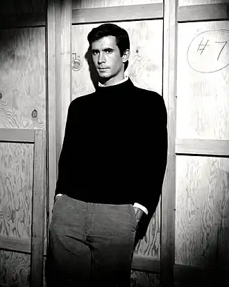 Norman Bates interprété par Anthony Perkins