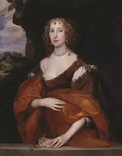 Antoine van Dyck, Portrait de Mary Hill, 1638.