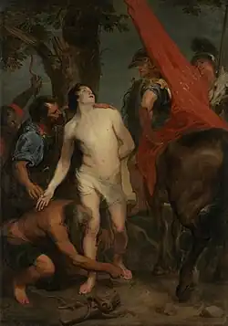 Antoine van Dyck,Martyre de saint Sébastien,Alte Pinakothek, Munich.