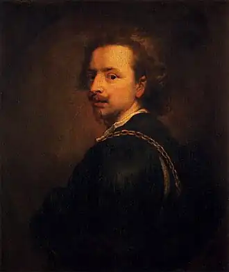 Autoportrait, Antoine van Dyck, 1632.