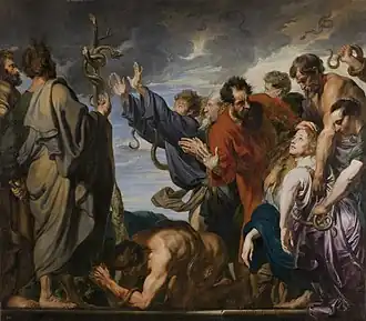Moïse et le serpent d'airain (Anthony van Dyck).