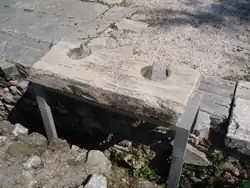 Vestiges des latrines publiques