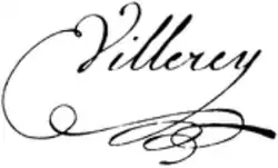 signature d'Antoine-Claude-François Villerey