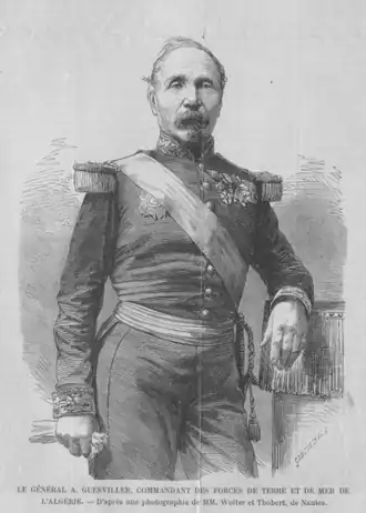 Général Guesviller commandant de la 2e division