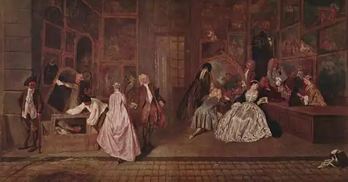 L'Enseigne de Gersaint par Watteau