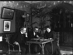 Louis Sencert avec Antonin et Marguerite Daum