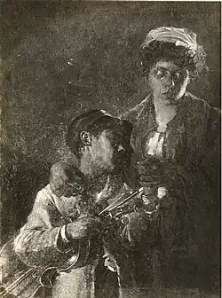 La Femme aveugle (La Cieca), vers 1885.