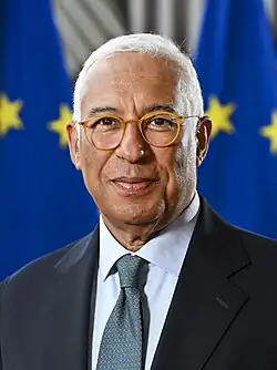 Portrait d'António Costa, actuel président du Conseil européen.