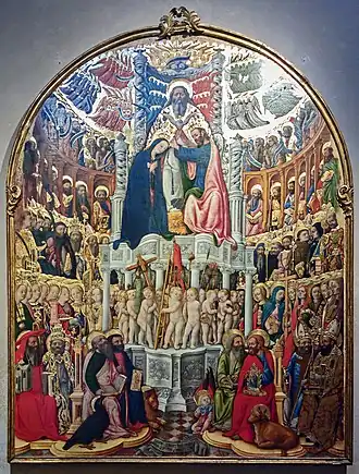 Couronnement de la Vierge, 1444 d'Antonio Vivarini et Giovanni d'Alemagna