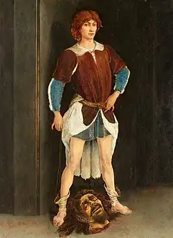 David victorieux, 1472, Gemäldegalerie, Berlin.