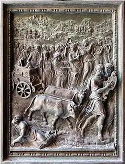 Porte du sanctuaire de Lorette (détail)