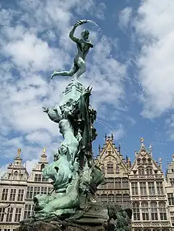 Fontaine Brabo, Grand-Place, Anvers.