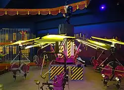 Vélos volants à Plopsa Station Antwerpen