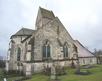 Le double transept nord.