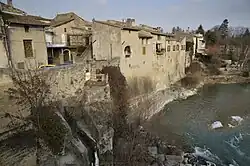 Depuis le pont sur la Drôme.